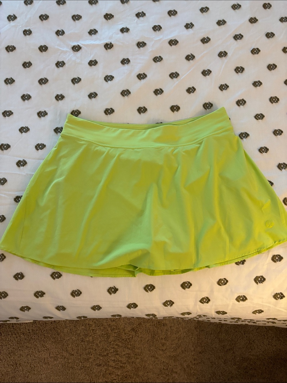 lululemon athletica Neon Lime Skort